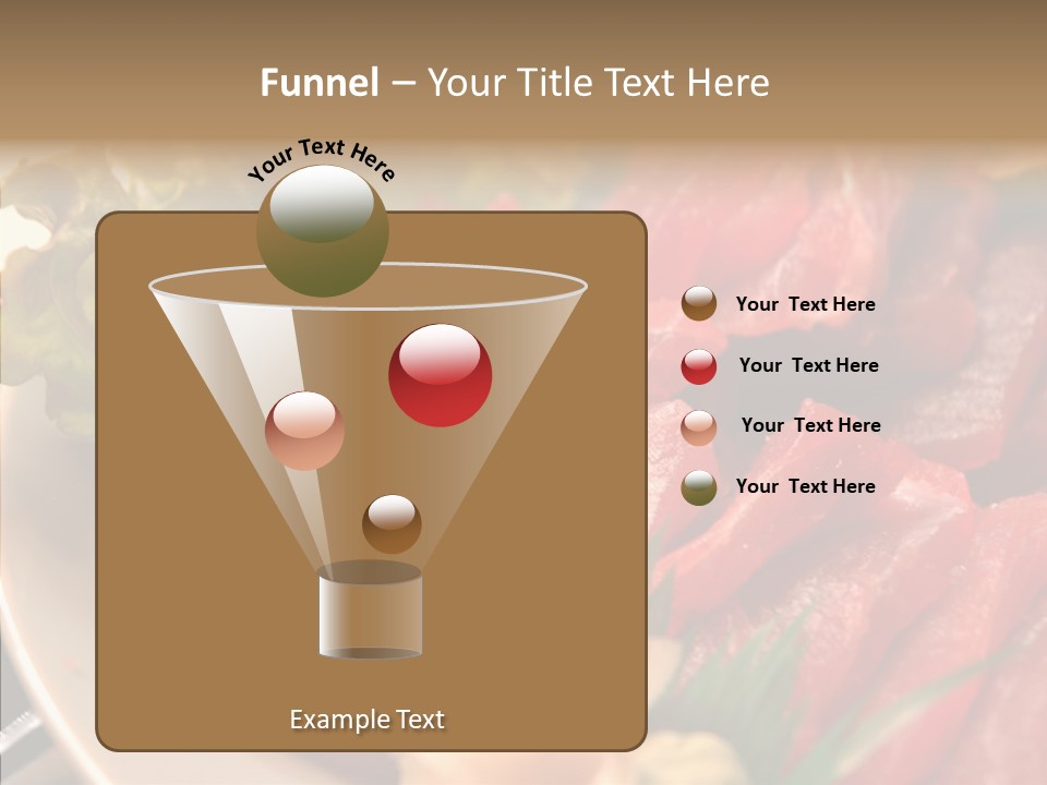 Dinner Cuisine Ahi PowerPoint Template