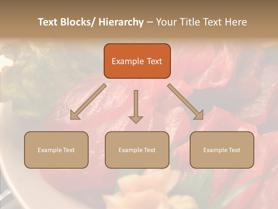 Dinner Cuisine Ahi PowerPoint Template