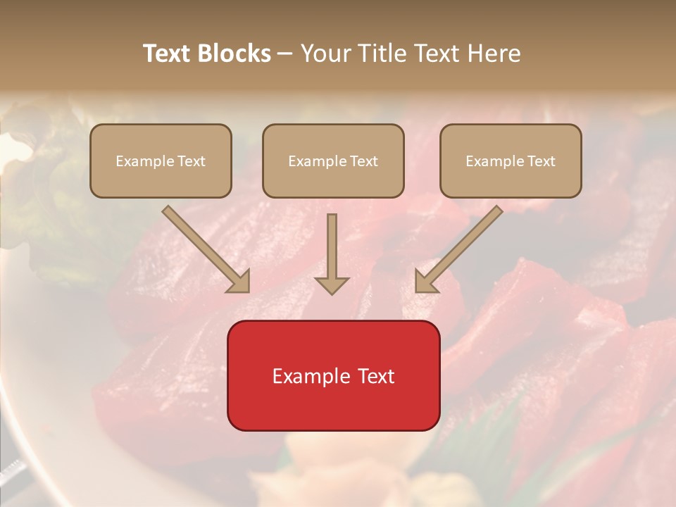 Dinner Cuisine Ahi PowerPoint Template
