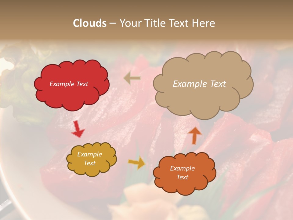 Dinner Cuisine Ahi PowerPoint Template