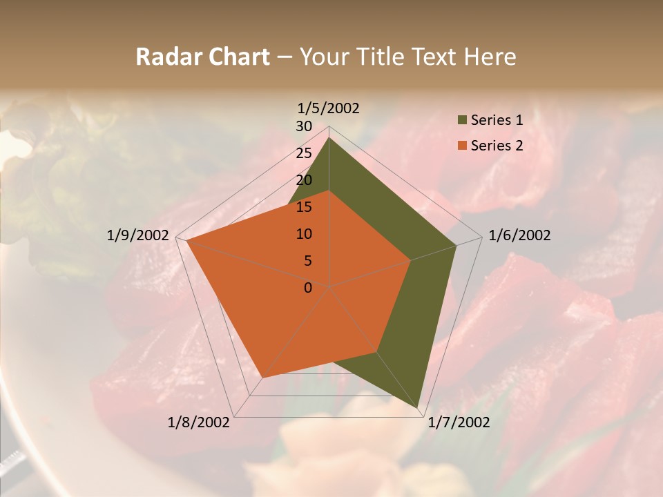 Dinner Cuisine Ahi PowerPoint Template