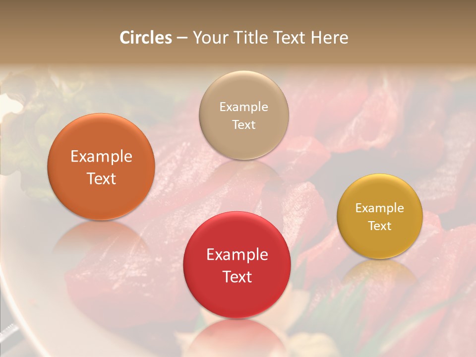 Dinner Cuisine Ahi PowerPoint Template