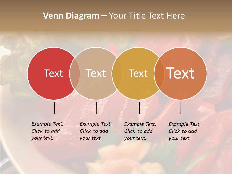 Dinner Cuisine Ahi PowerPoint Template