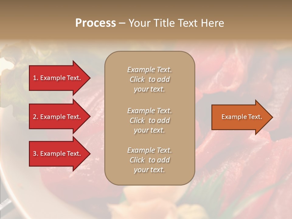 Dinner Cuisine Ahi PowerPoint Template