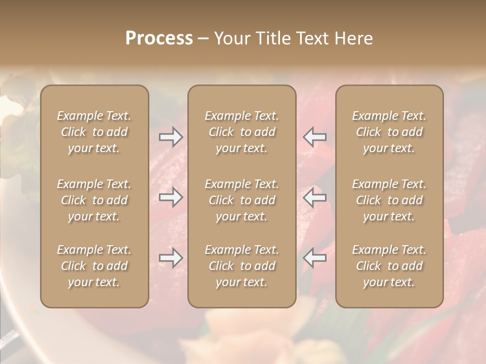 Dinner Cuisine Ahi PowerPoint Template