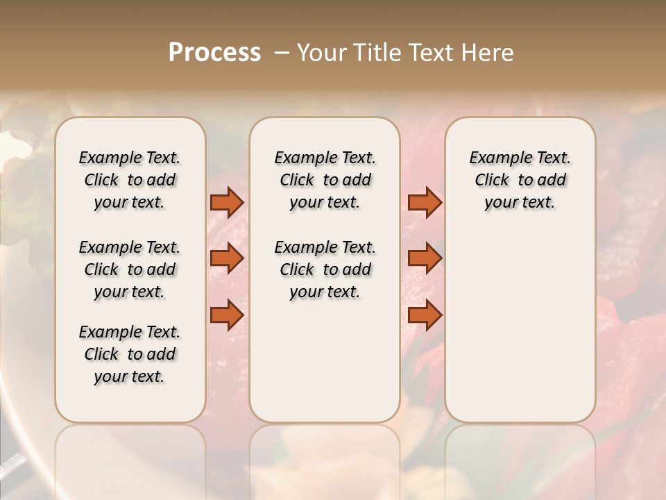Dinner Cuisine Ahi PowerPoint Template