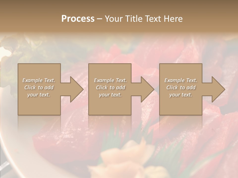 Dinner Cuisine Ahi PowerPoint Template