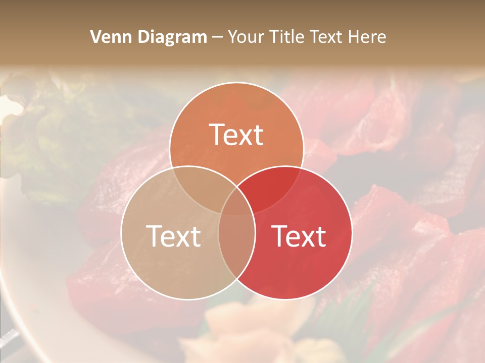 Dinner Cuisine Ahi PowerPoint Template