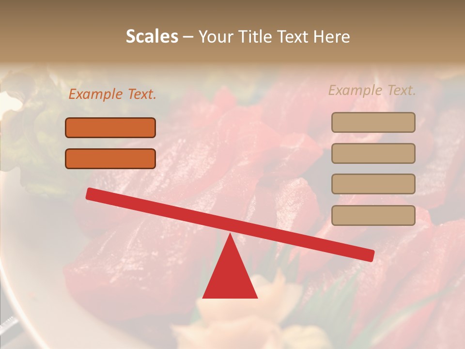 Dinner Cuisine Ahi PowerPoint Template