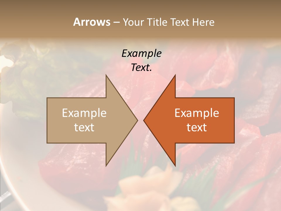 Dinner Cuisine Ahi PowerPoint Template