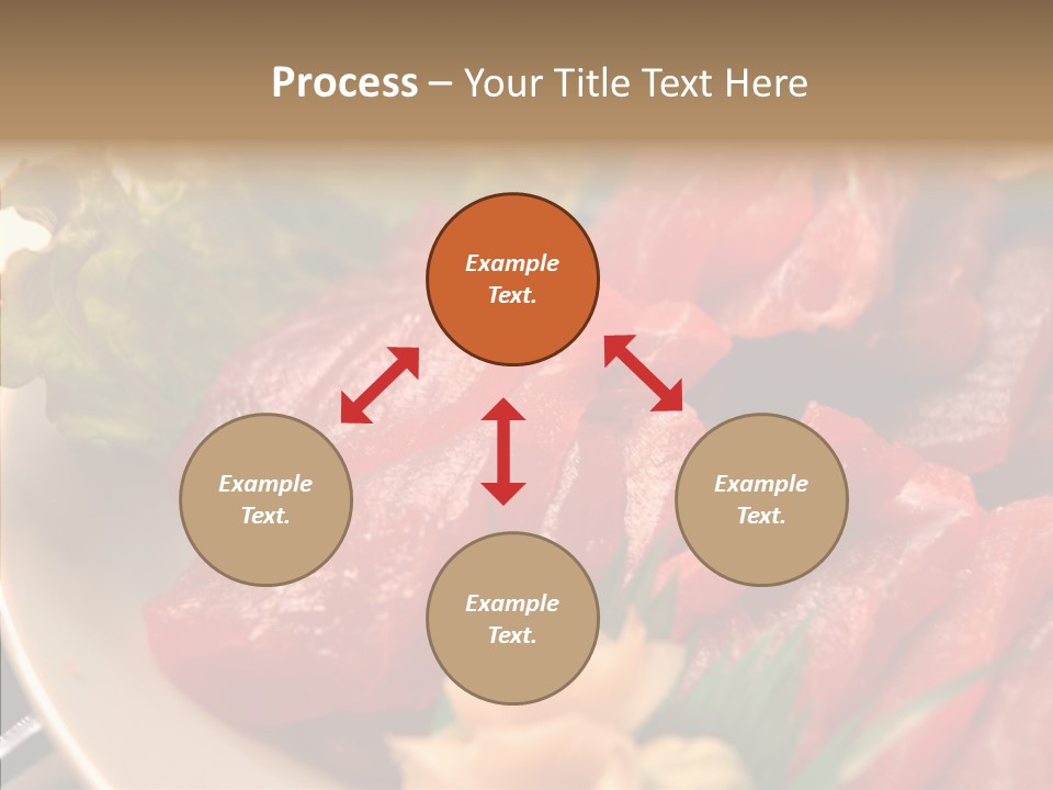 Dinner Cuisine Ahi PowerPoint Template