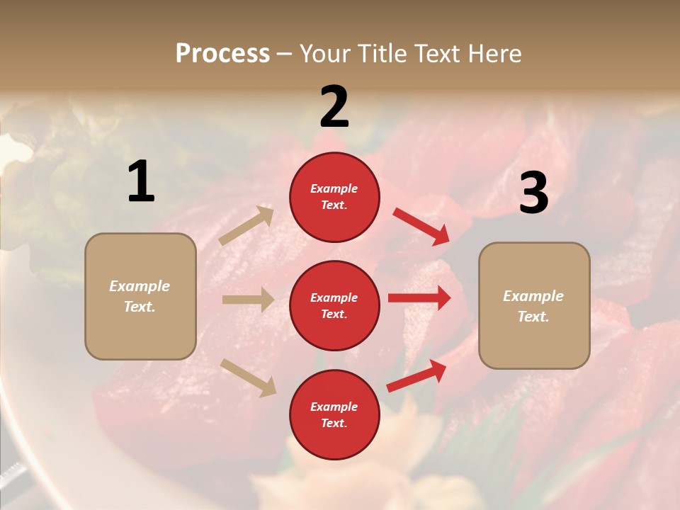 Dinner Cuisine Ahi PowerPoint Template