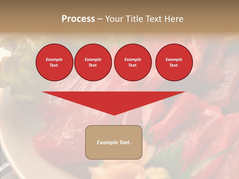 Dinner Cuisine Ahi PowerPoint Template