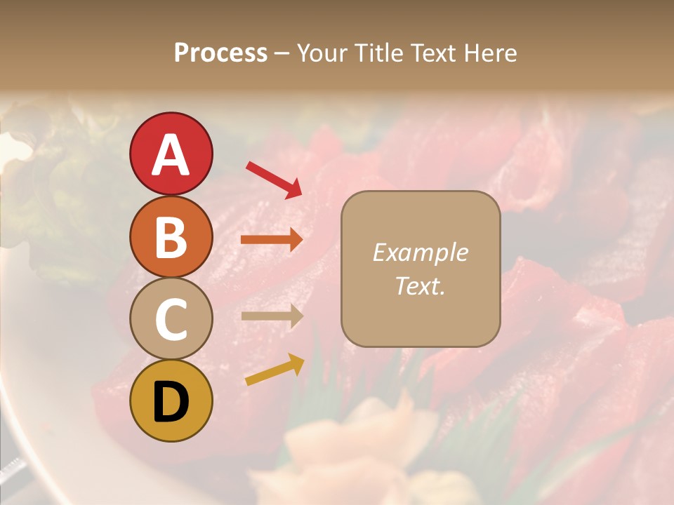 Dinner Cuisine Ahi PowerPoint Template