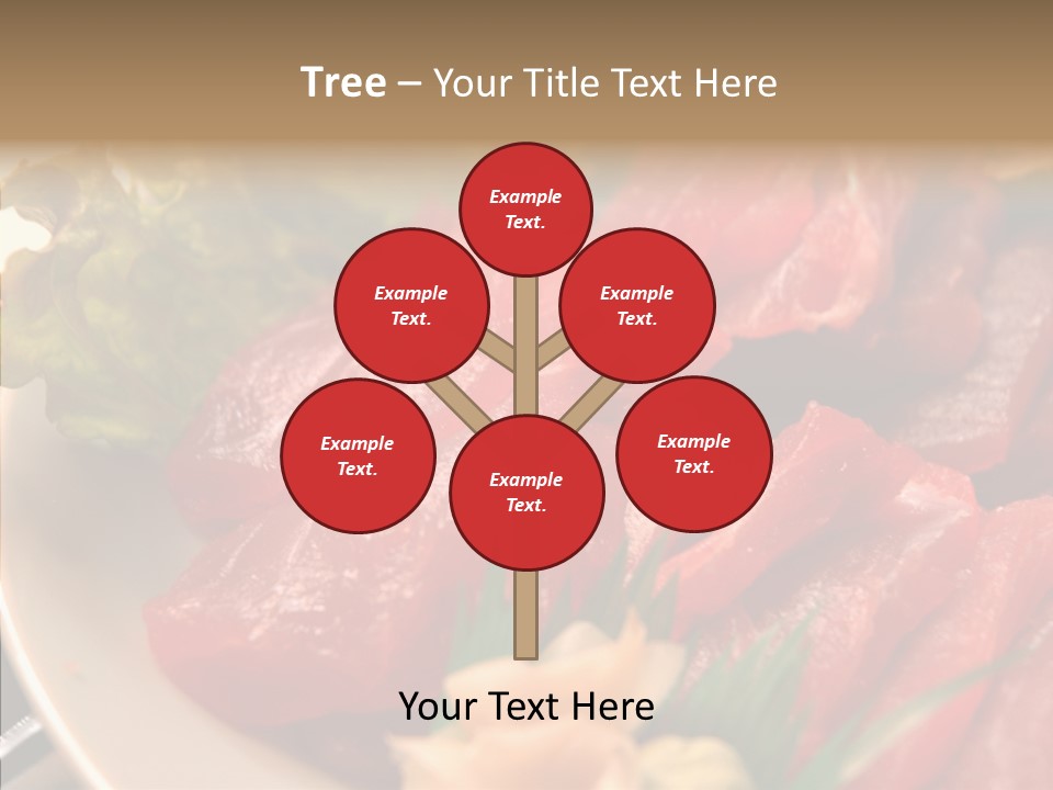 Dinner Cuisine Ahi PowerPoint Template