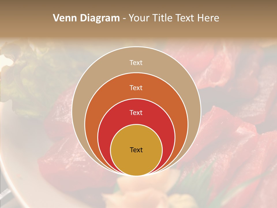 Dinner Cuisine Ahi PowerPoint Template