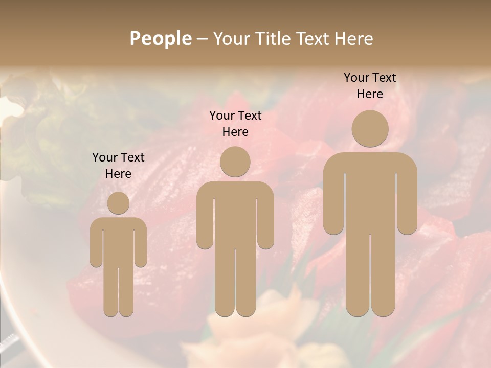 Dinner Cuisine Ahi PowerPoint Template