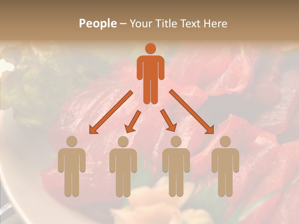 Dinner Cuisine Ahi PowerPoint Template