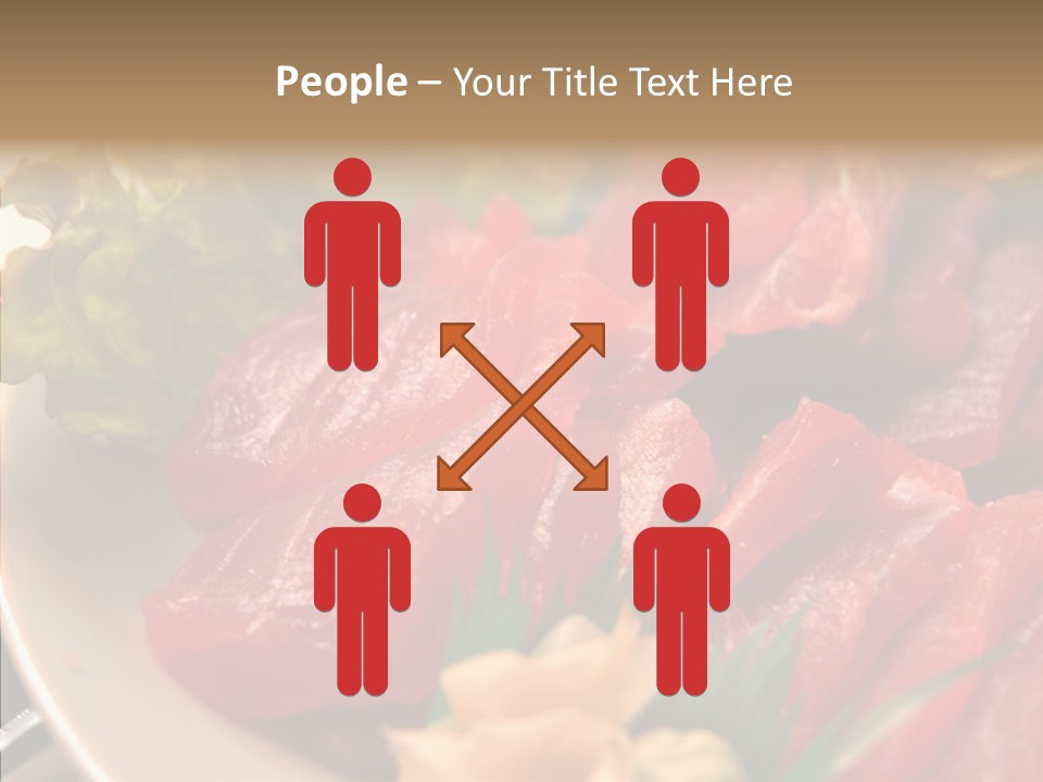 Dinner Cuisine Ahi PowerPoint Template