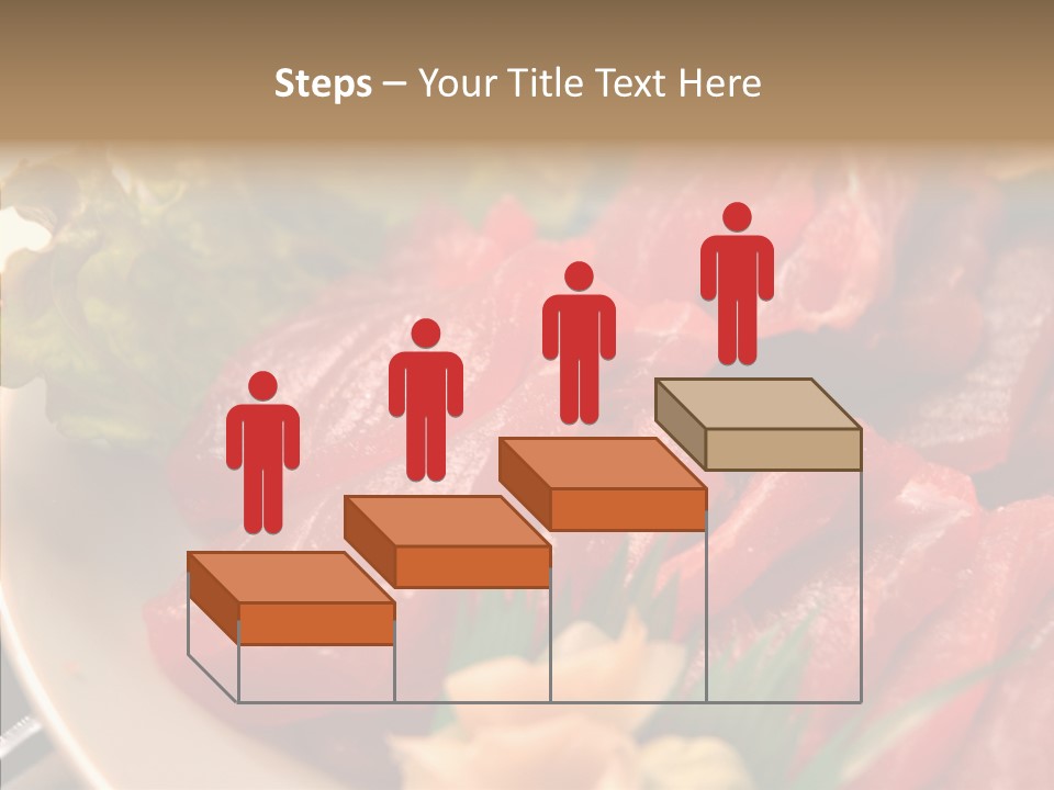 Dinner Cuisine Ahi PowerPoint Template