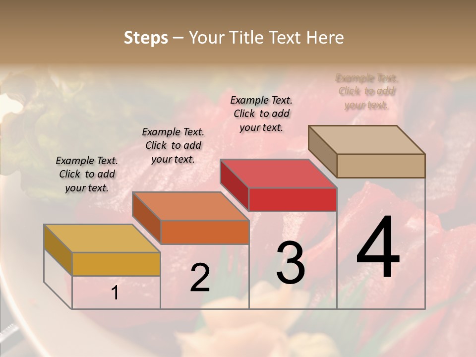 Dinner Cuisine Ahi PowerPoint Template