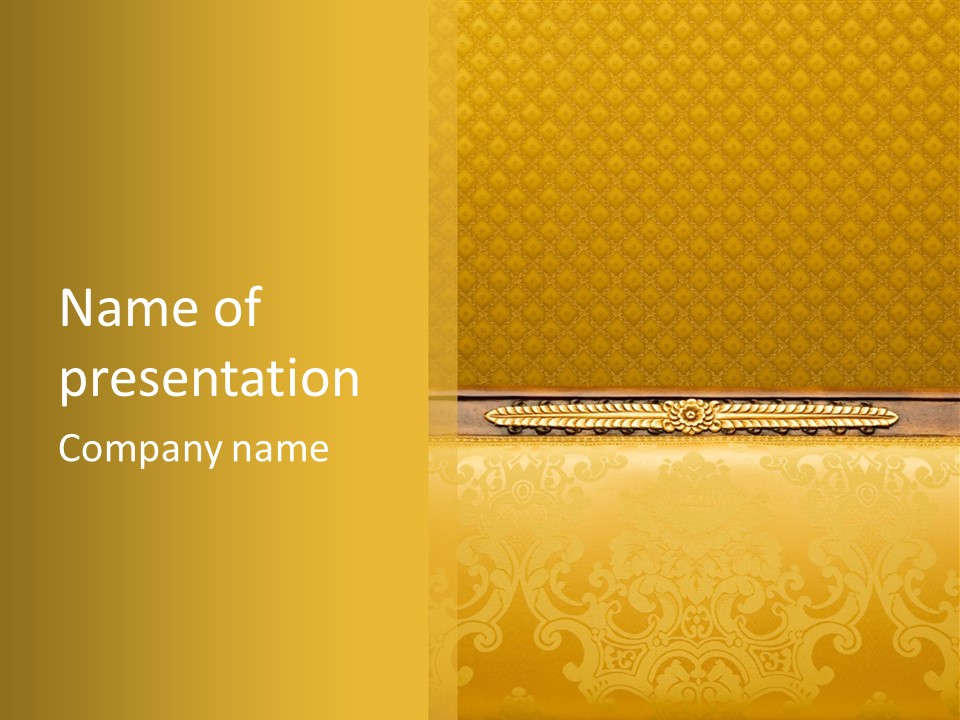 Fiber Textile Upholstery PowerPoint Template