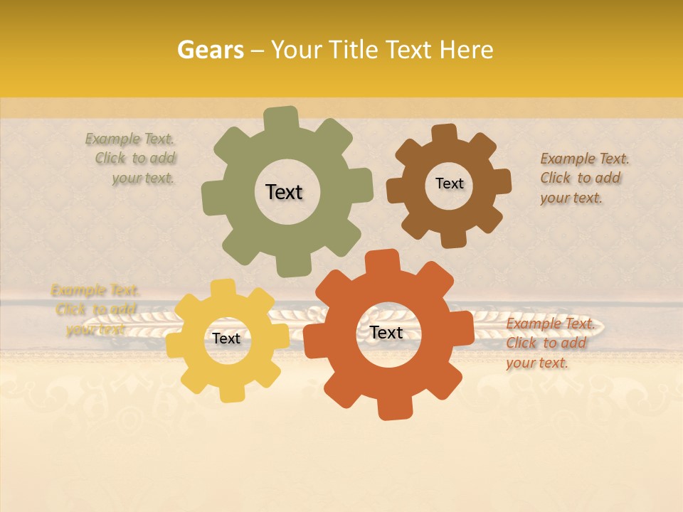 Fiber Textile Upholstery PowerPoint Template