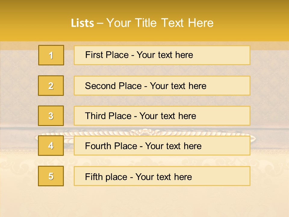 Fiber Textile Upholstery PowerPoint Template