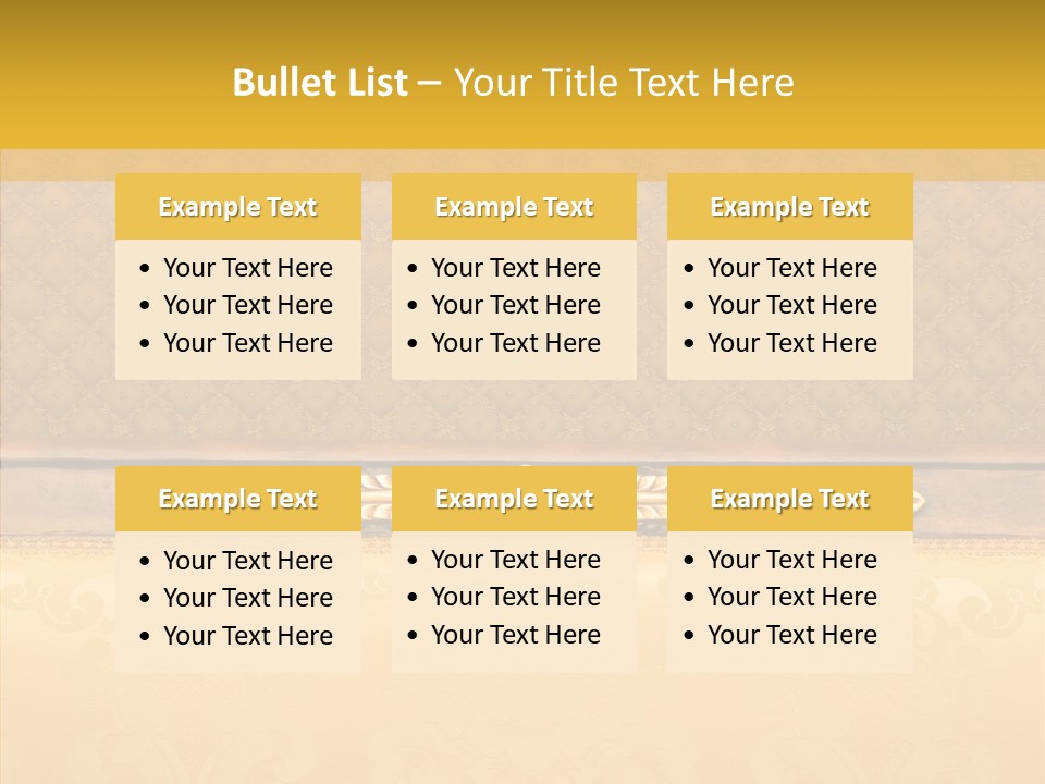 Fiber Textile Upholstery PowerPoint Template