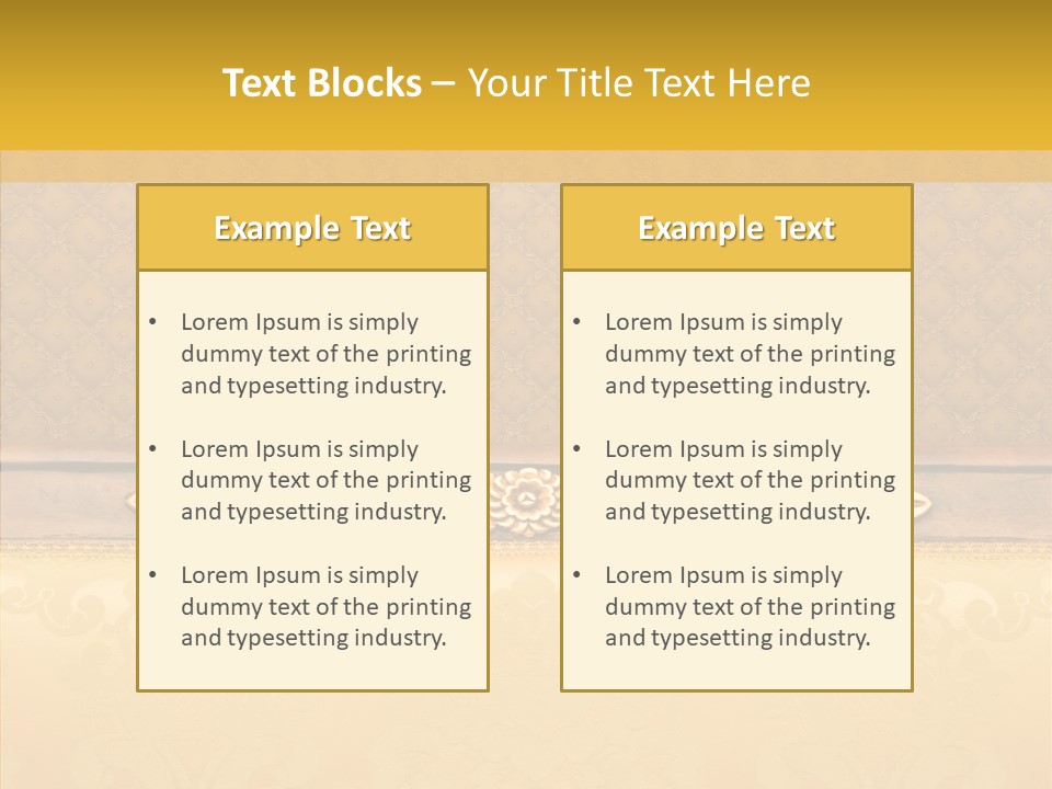 Fiber Textile Upholstery PowerPoint Template