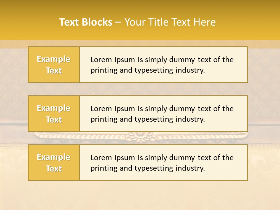 Fiber Textile Upholstery PowerPoint Template