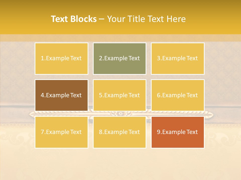 Fiber Textile Upholstery PowerPoint Template
