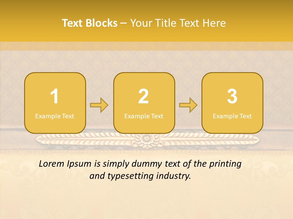 Fiber Textile Upholstery PowerPoint Template