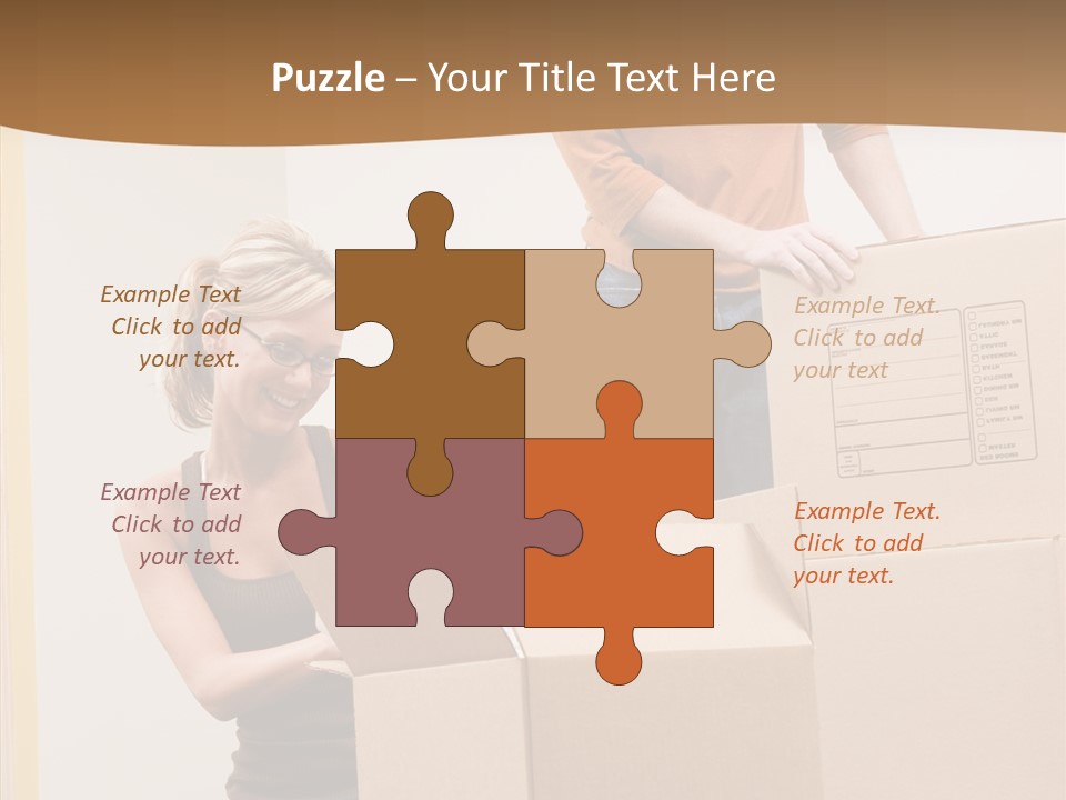 Humorou Group Together PowerPoint Template