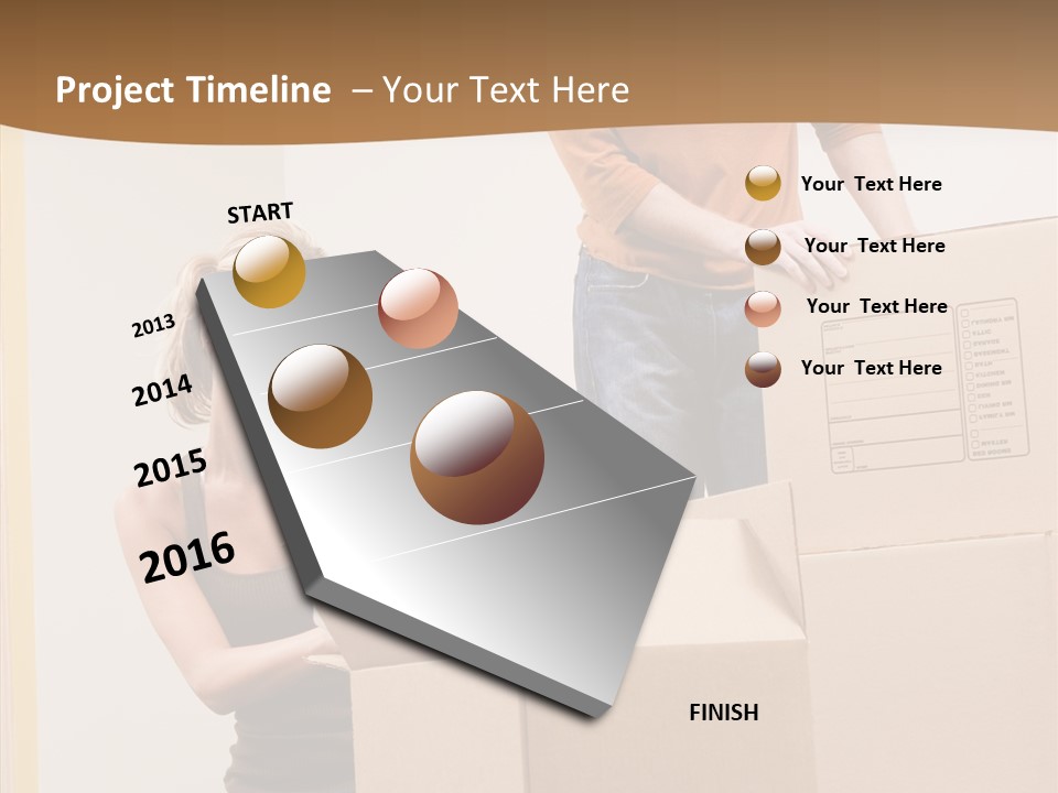 Humorou Group Together PowerPoint Template