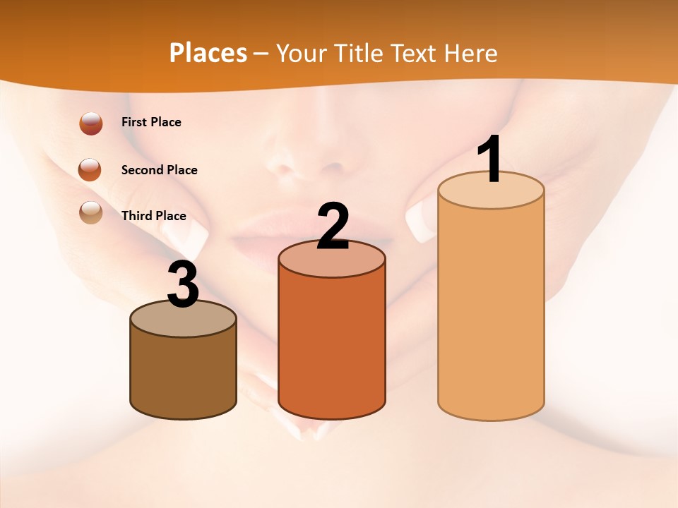 A Woman With A Towel On Her Head Getting A Massage PowerPoint Template