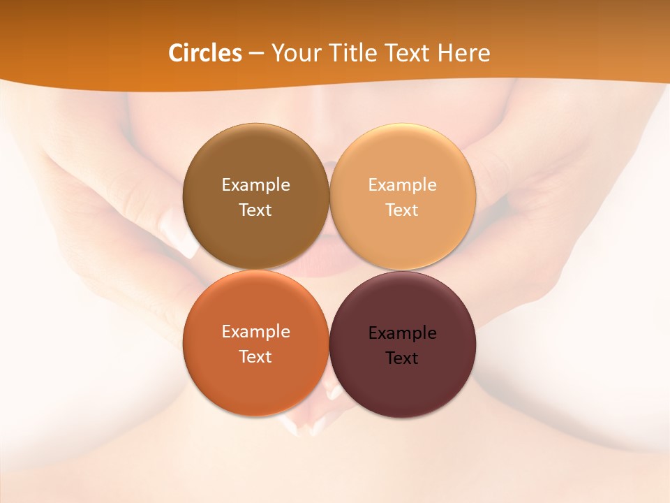 A Woman With A Towel On Her Head Getting A Massage PowerPoint Template