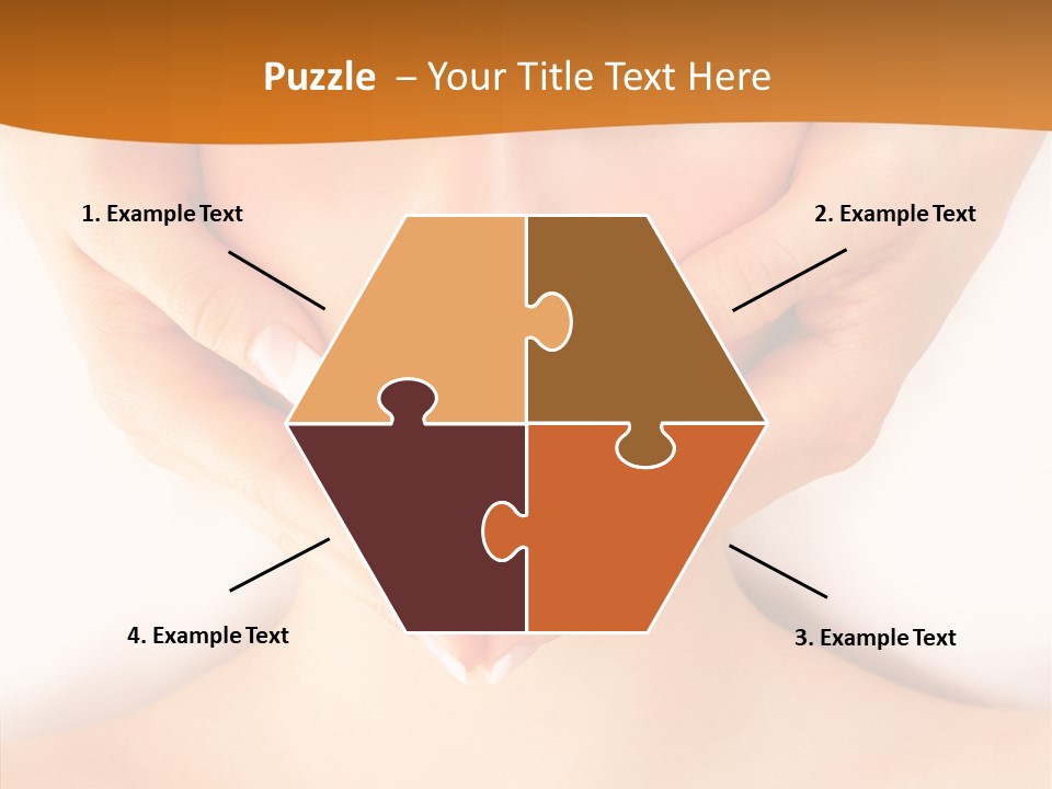 A Woman With A Towel On Her Head Getting A Massage PowerPoint Template