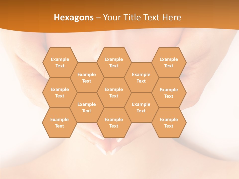 A Woman With A Towel On Her Head Getting A Massage PowerPoint Template