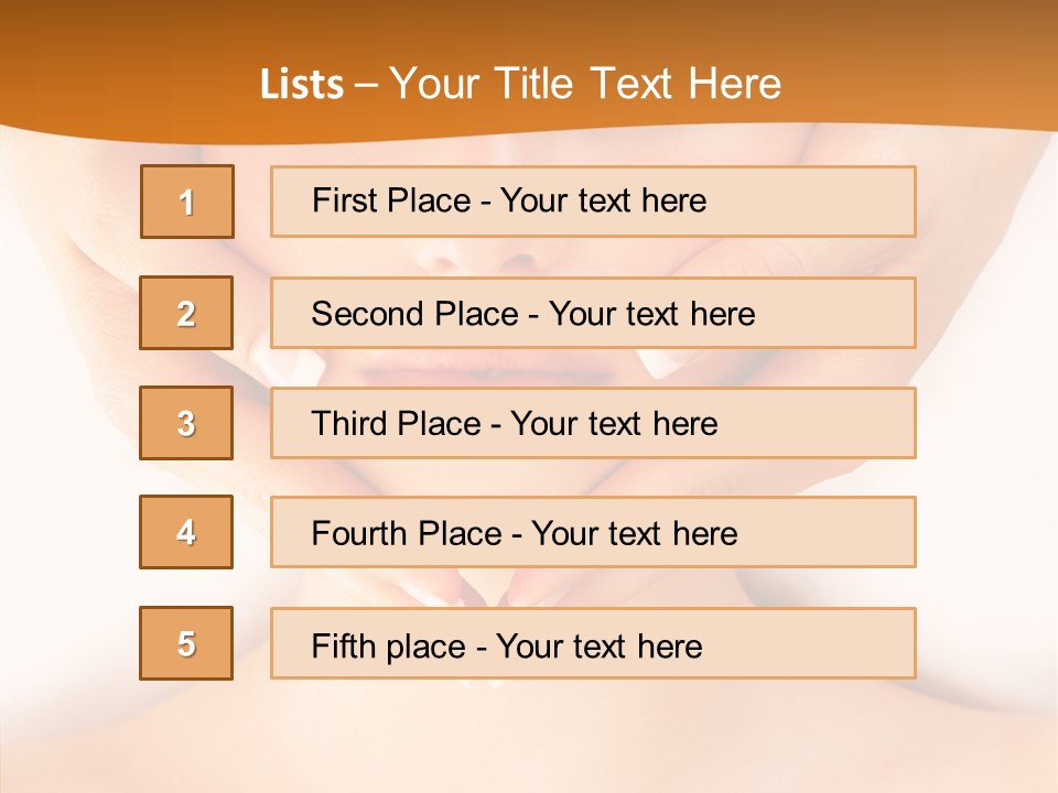 A Woman With A Towel On Her Head Getting A Massage PowerPoint Template