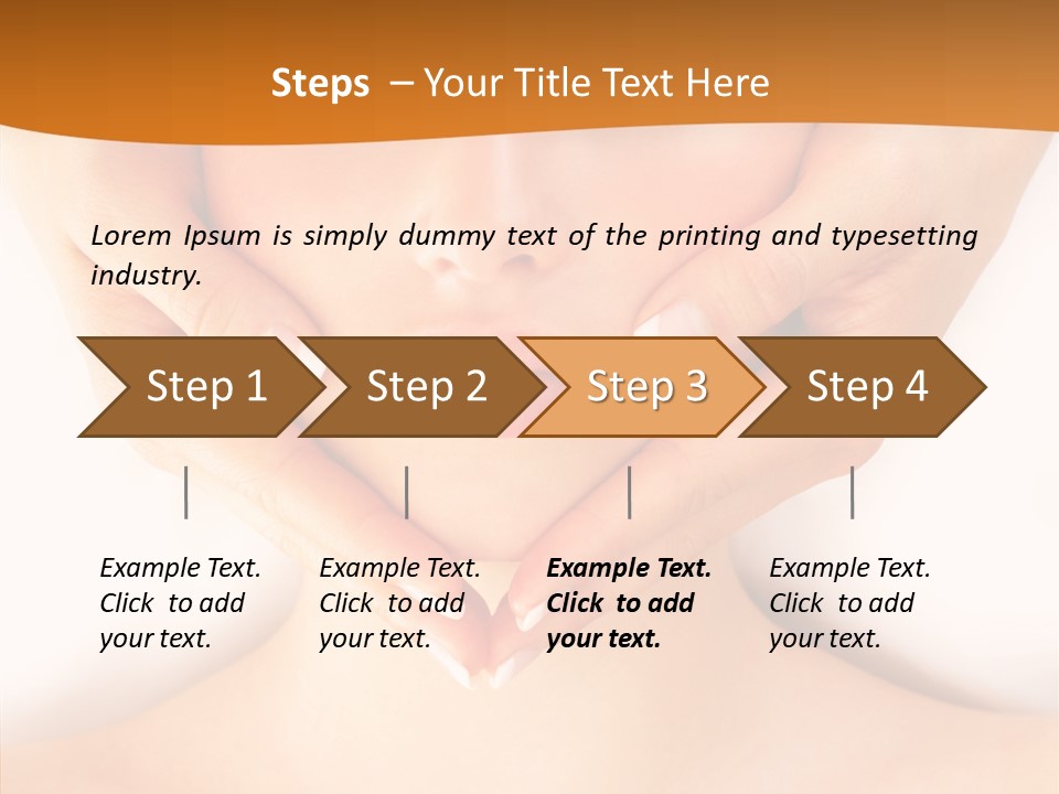 A Woman With A Towel On Her Head Getting A Massage PowerPoint Template