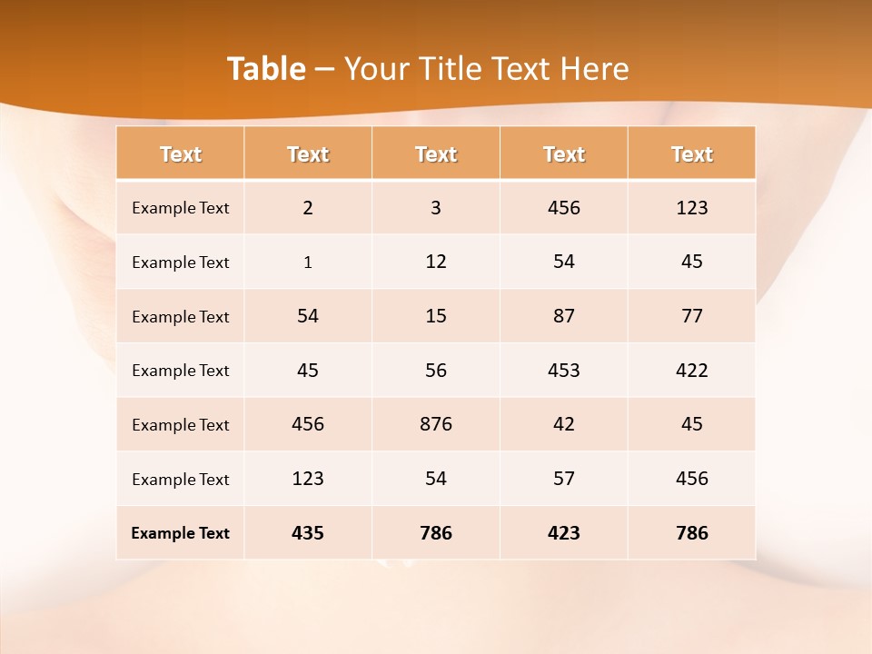 A Woman With A Towel On Her Head Getting A Massage PowerPoint Template