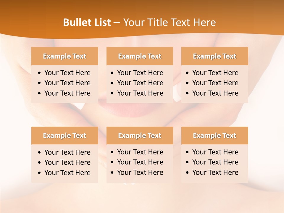 A Woman With A Towel On Her Head Getting A Massage PowerPoint Template