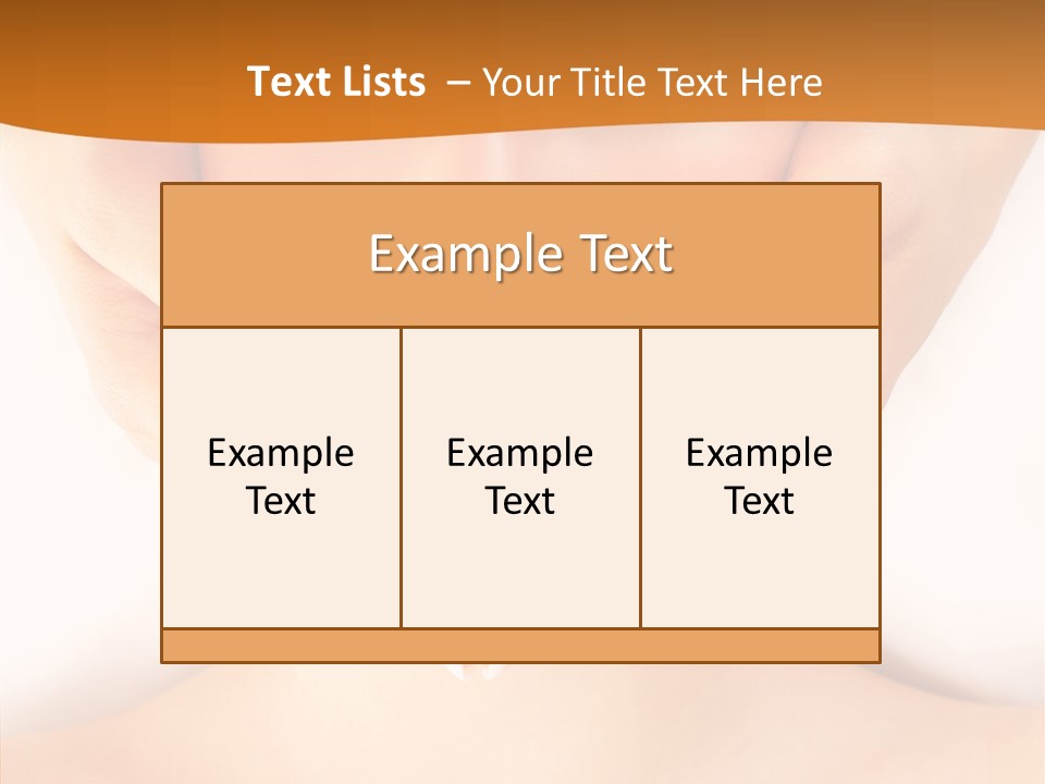 A Woman With A Towel On Her Head Getting A Massage PowerPoint Template