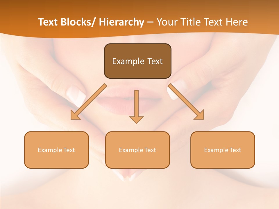 A Woman With A Towel On Her Head Getting A Massage PowerPoint Template