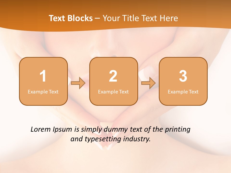 A Woman With A Towel On Her Head Getting A Massage PowerPoint Template