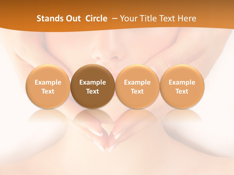 A Woman With A Towel On Her Head Getting A Massage PowerPoint Template