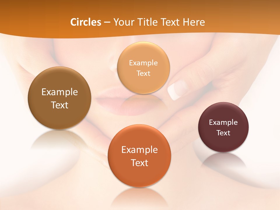 A Woman With A Towel On Her Head Getting A Massage PowerPoint Template