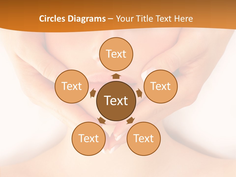 A Woman With A Towel On Her Head Getting A Massage PowerPoint Template