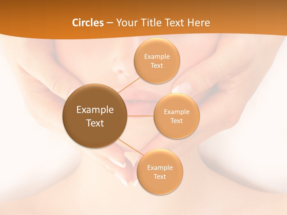 A Woman With A Towel On Her Head Getting A Massage PowerPoint Template